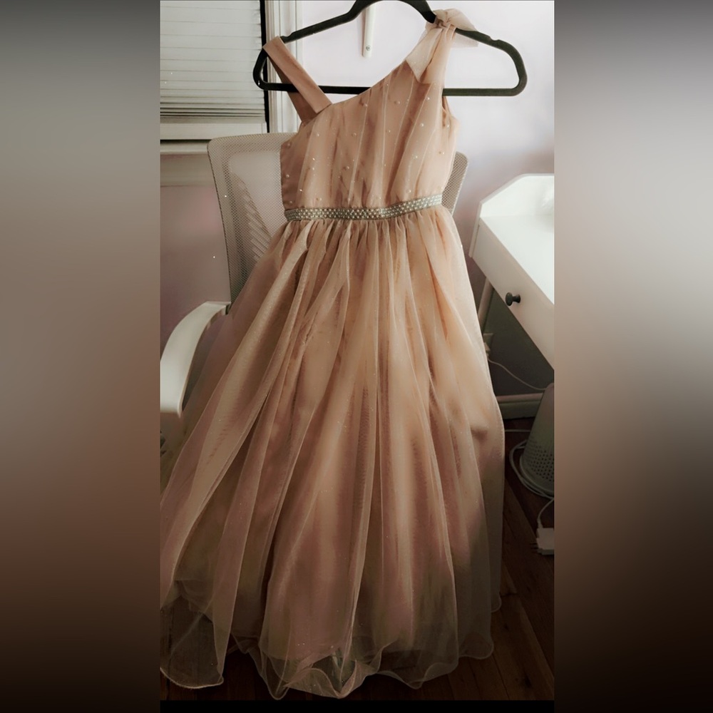 Elegant Cream Kids Dress